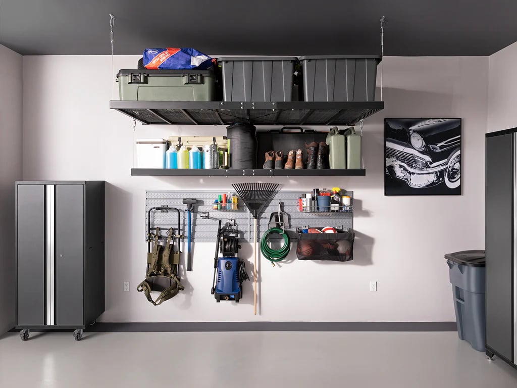 optimal storage setup in small garage 